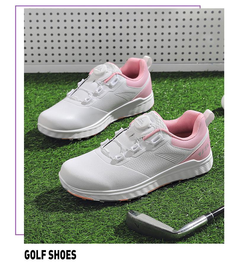 

New golf shoes summer light and breathable rotating shoelaces nail-free shoes non-slip and wear-resistant leisure sports 35