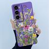 For itel City 100 Phone Case Fashion Simplicity Oil Painting Floral Soft Liquid Silicone Shell For itel City100 Back Cover Funda
