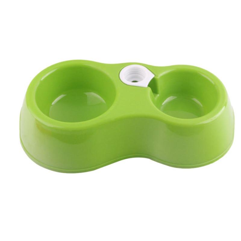 Pet Water Dispenser, Double Bowl, Dual-purpose Water Bottle, Pet and Dog Food Utensils, Plate, Anti-drop Dog Food Bowl, Cat and Dog Bowl