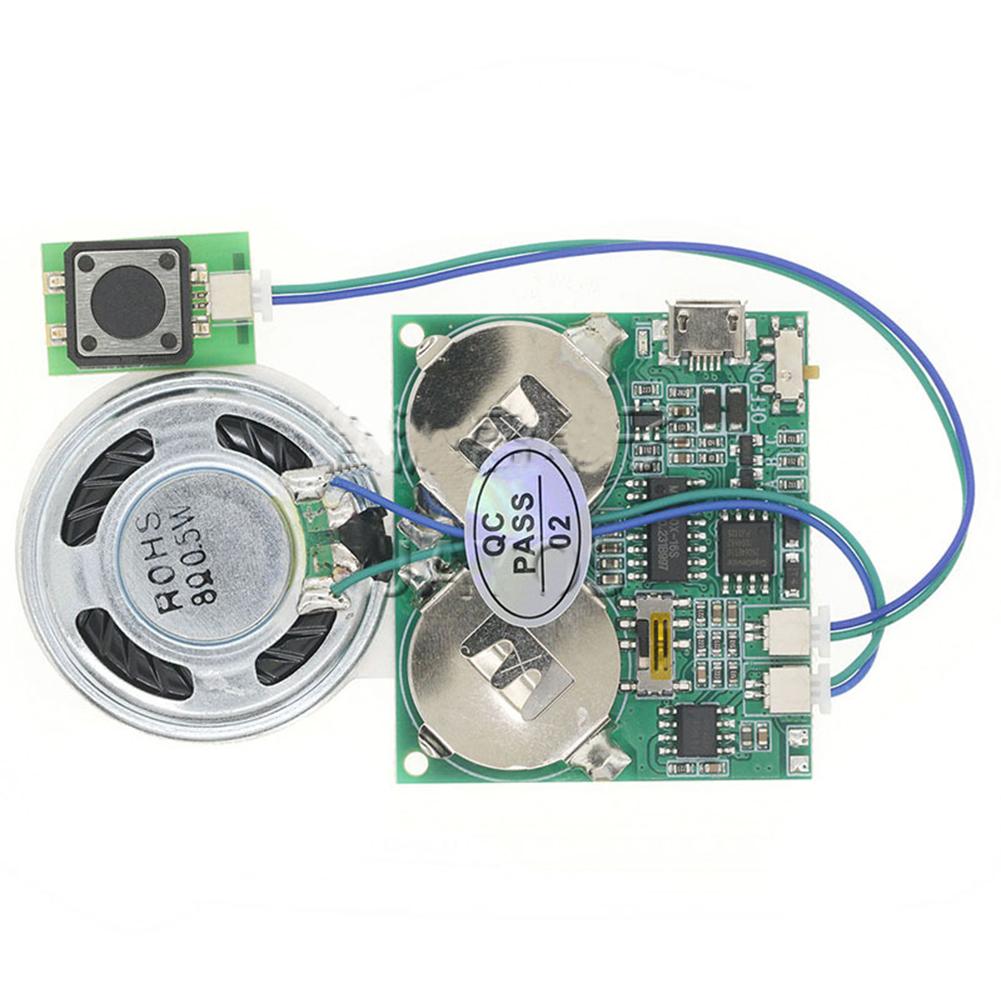 Key-Operated Magnetron Light-controlled Voice Chip Module For Greeting Cards Programmable Music Player Kit
