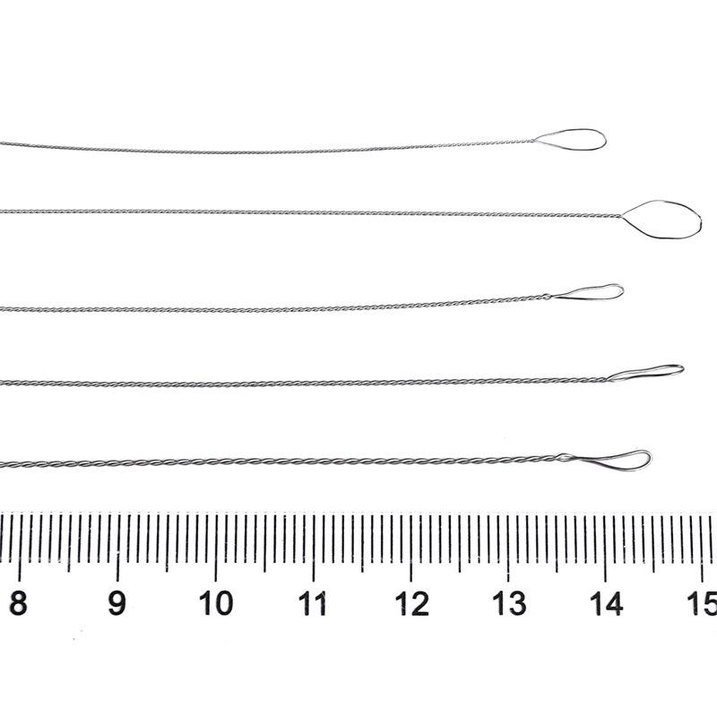 Stainless Steel Twisted Beading Needles for Handmade Jewelry Bracelets, Necklaces, Pendants, and Crafting