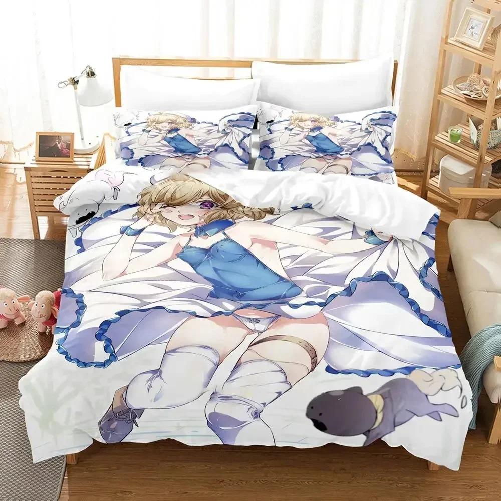 3d Anime Kotoko Iwanaga Kyokou Suiri Bedding Set Duvet Cover Bed Set Quilt Cover Pillowcase Comforter King Queen Size Boys Adult