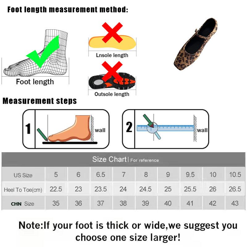 Fashion Big Size 43 Footwear Leopard Print Women Mary Janes Shoes Female Designer Shallow Fashion Buckle Strap Ladies Flat With Shoes