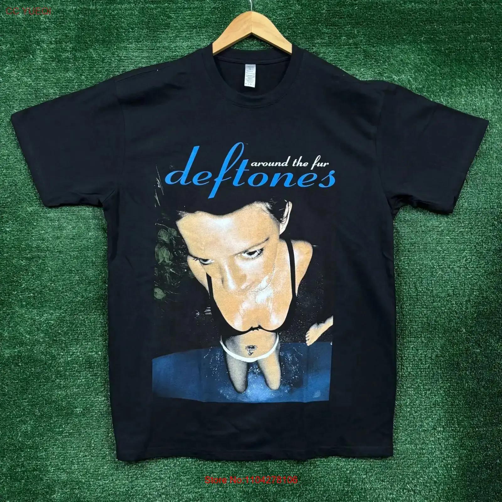 

Deftones Around the Fur Nu Metal Band T Shirt Size Large vintage Washed homme graphic Breathable Unisex Comfortable 5XL різнокольоровий