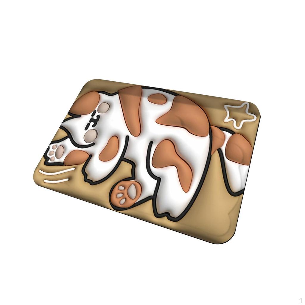 3D Banyo Paspası. Banyo Halısı. Çiçekli Tatlı Yumuşak Yıkanabilir Dekoratif Emici Çok Amaçlı