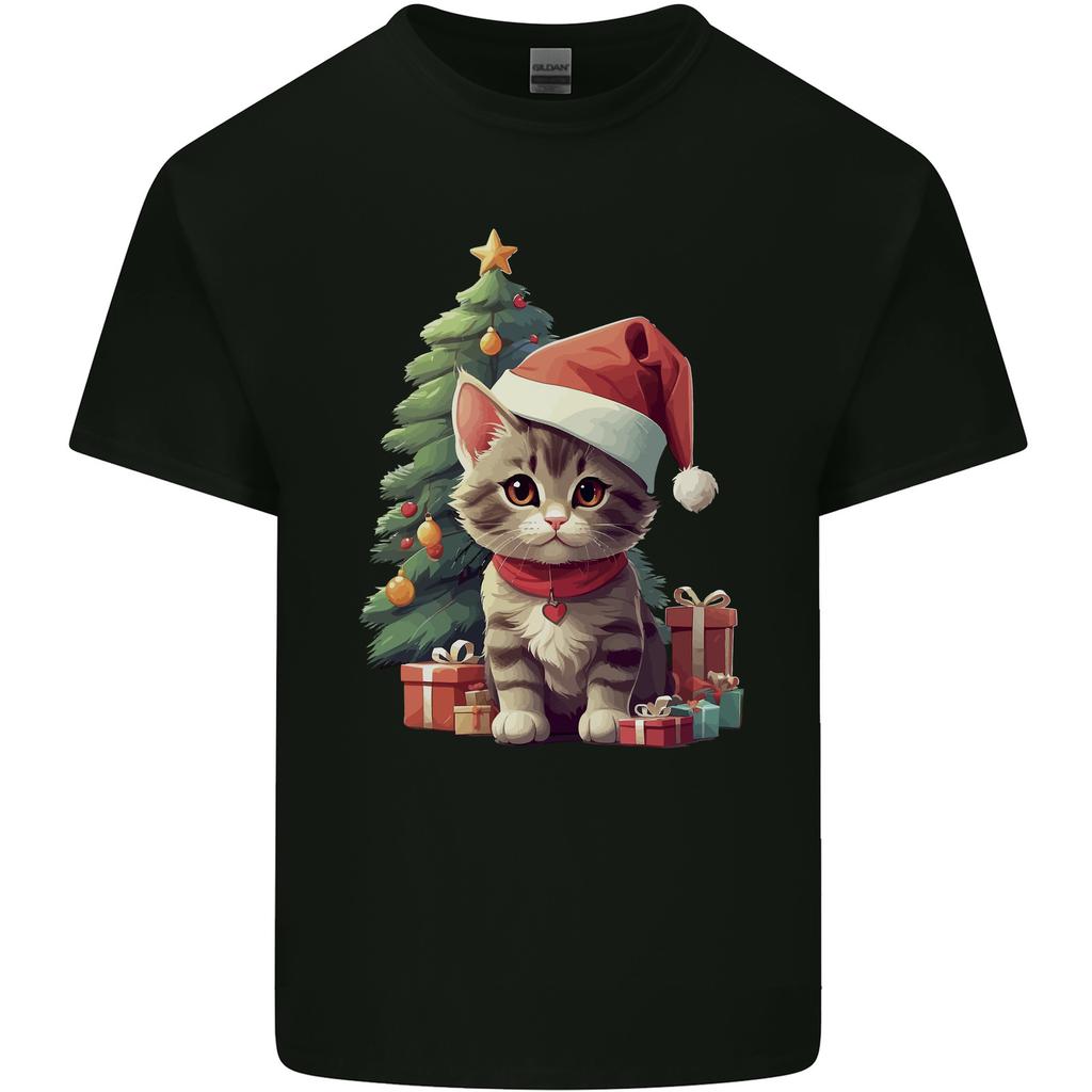 Cute Christmas With Presents and Tree Unisexs Light Cotton TShirt