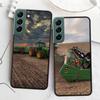 Farm Machinery Harvesters Phone Case For Samsung Galaxy S22 S25 Ultra S21 S10 Plus S26 Edge S20 S23 S24 FE Cover Silicone So