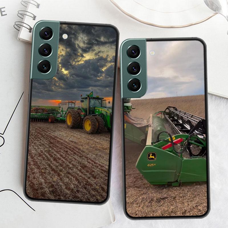 Farm Machinery Harvesters Phone Case For Samsung Galaxy S22 S25 Ultra S21 S10 Plus S26 Edge S20 S23 S24 FE Cover Silicone So