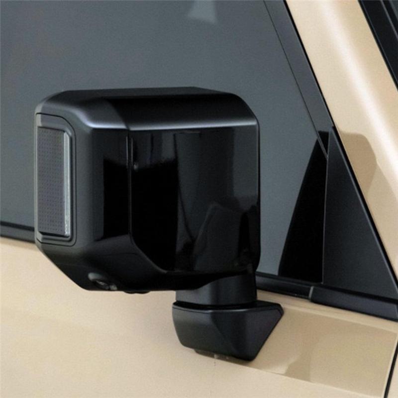 For Toyota Land Cruiser 250 Prado LC250 2024 Black Rear Side Door Mirror Decorative Cover Trim Exterior Car Accessories