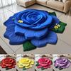 Washable Special-shaped Flower Carpet Soft Absorbent Bathroom Floor Mat Non-slip Creative Blanket for Living Room Bedroom