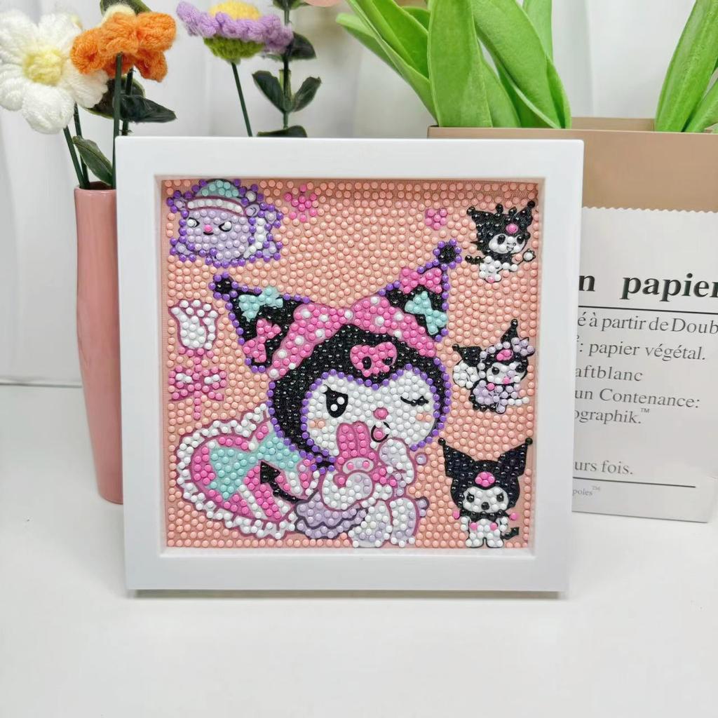 Free Shipping/Cartoon Diamond Painting Children'S Gift Handmade Cross Stitch Framed Diy Bedroom Sticker