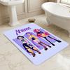 Personalized Name Huntrix Name Living Room Non-Slip Area Rug Soft Carpet for Bedroom Playroom Sofa Office Home Decor Doormat