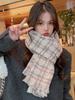 New Imitation Cashmere Women Scarf Winter Ladies Vintage Plaid Warm Scarve Pashmina Mujer Female Foulard Bufanda Wrap Shawl Men