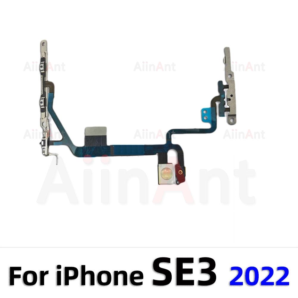AiinAnt Power Volume Buttos Flash Light Power Flex Cable For iPhone 11 Pro X XR Xs Max SE 7 8 Plus SE 2 3 2020 2026 Phone Pars