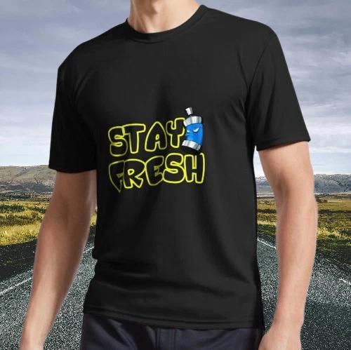 New Stay Fresh Active T-Shirt Funny Size S - 5XL XL