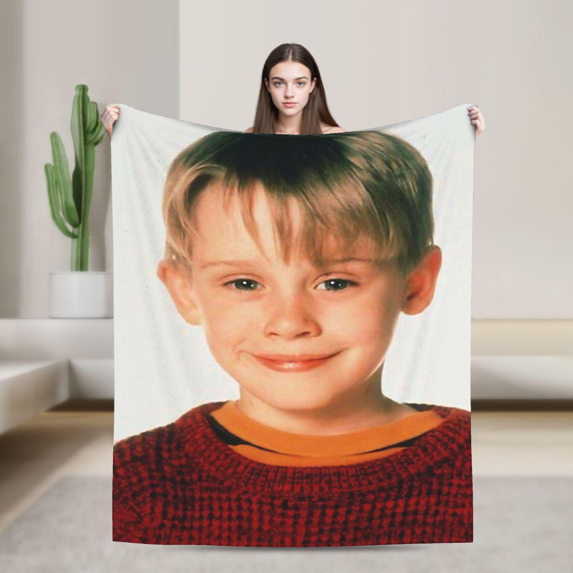 Movie Home Alones Battle Plan Plush Blanket Christmas Flannel Throw Blanket Chair Warm Soft Design Quality Bedspread Gift Idea 75x90cm