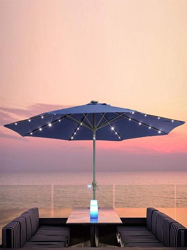 Patio Solar Umbrella Light Waterproof String Light Garden Lawn Parasol Light Outdoor Waterproof Solar Umbrella Light for Patio CN