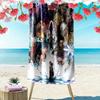 Enigmatic Glow: Mystical Eyes Tendrils beach towel Beach towel for vacation photos soft quick-drying swim towel seaside swim beach printing