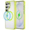 Upgrade Anti-drop Clear Magnetic Case For Samsung Galaxy S26Ultra S26 S2 S24 Plus For  Wireless Charging Hard PC Cover