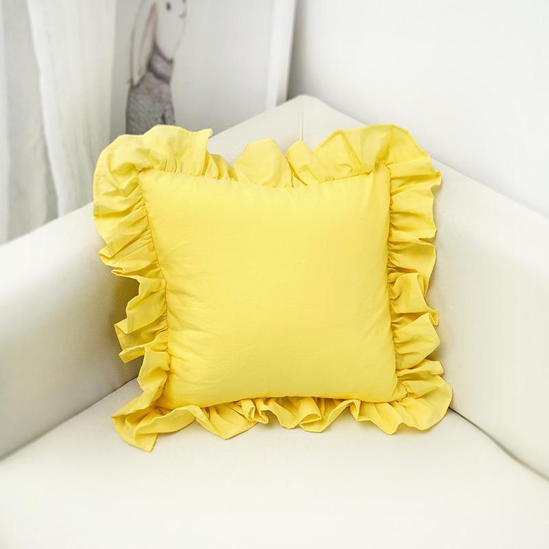 Bow Pillow Striped Cotton Girl Heart Floating Window Simple Decoration Home