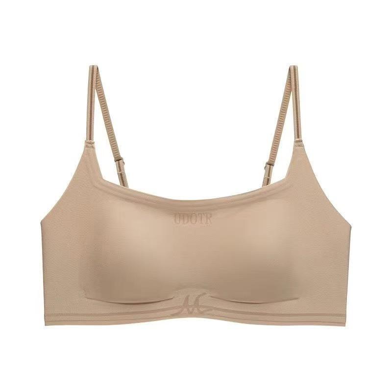 

3.0 Бесшовный Утягивающий Бандо: Предотвращающий провисание, Поддерживающий грудь, Тонкая чашка для женщин M хаки