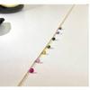 Collarbone Chain Rainbow Color Zircon Necklace Simple Gift Necklace For Women
