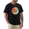Vintage Retro Atomic Symbol Tshirt Casual Work Wear Tshirt