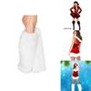 Women's Sexy Santa Outfit Red Tube Top Dress Xmas Cloak Cosplay