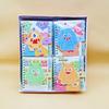 A7 Notebook Magic Buckle Coil Book High Value Small Book Cartoon Cute Internet