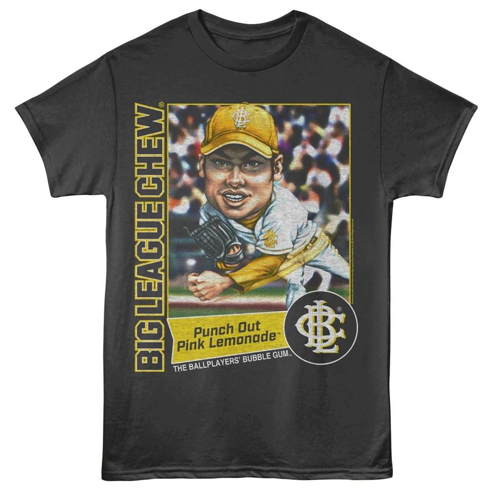 Big League Chew Punch Out Pink Lemonade Bubble Gum Men s T shirt 4XL