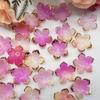 24mm Gradient Five-Petal Acrylic Flower for DIY Crafting