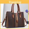 Chic Colorful Pu Handbag For Women Spacious Everyday Use With Woven Design