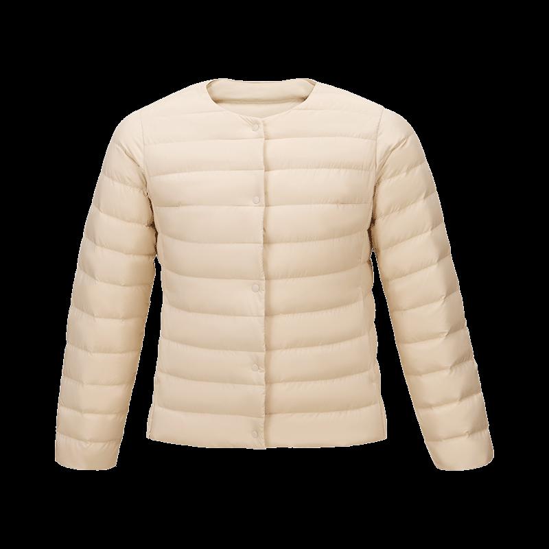 Camel Women's Lightweight Hooded Down Jacket