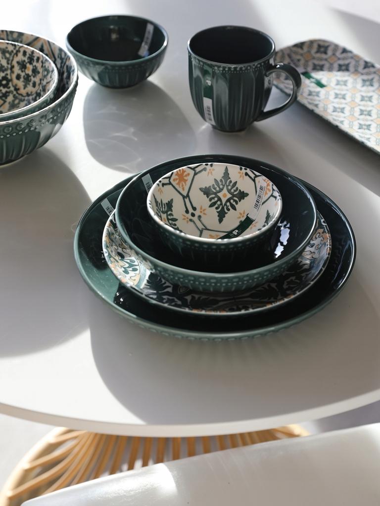 DEEP SOUP PLATE CEREAL BOWL 18 Cm MOSAIQUE OLIVE LINE