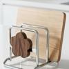 Kitchen Stainless Steel Countertop Cutting Board Cutting Board Pot Lid Household Rack Chopping Board Thickened Storage Rack