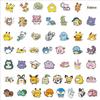 100PCS New Mini Pokémon Stickers: Creative Cartoon Journal Stickers, PVC Waterproof Decals for DIY