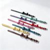Pet Bow Genuine Leather Dog Collar Small Medium Dogs Multi-color Head Layer Cowhide
