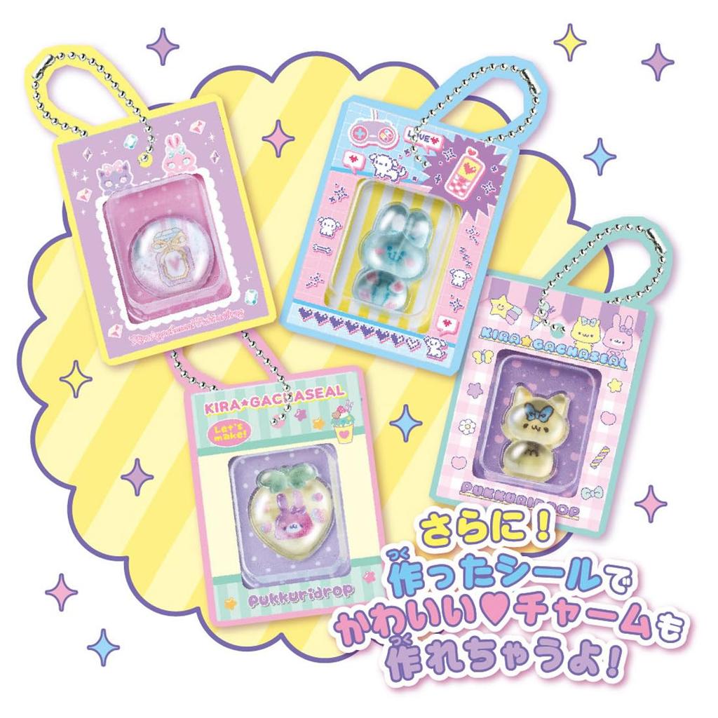 TAKARA TOMY Kira Gacha Seal Puffy Drop Separate Sale Set