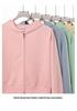 Veste Cardigan à Capuche Fermeture Éclair Poids Lourd Style Coréen Tendance pour Femmes - Sweatshirt Décontracté Automne 350g.