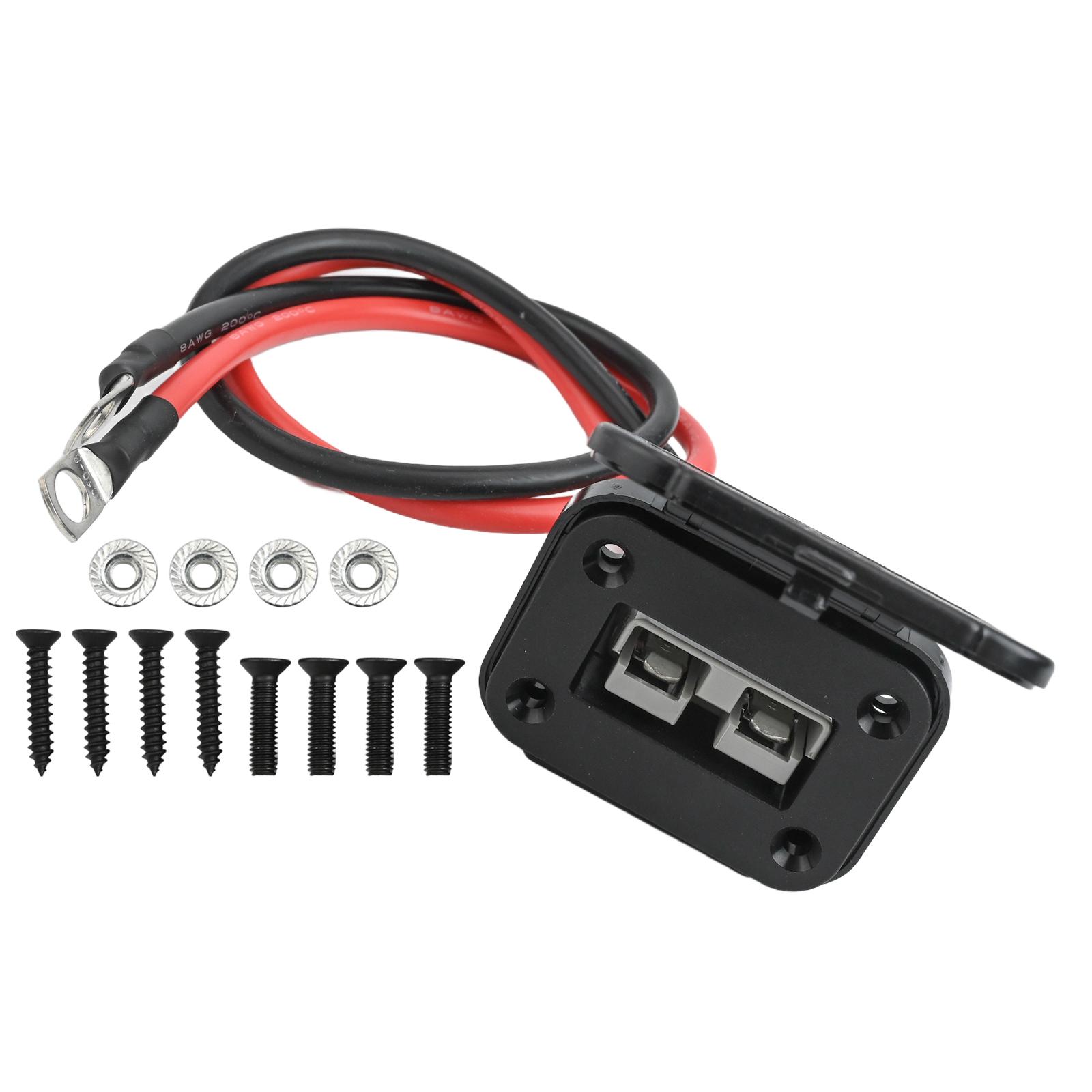 

50CM 8AWG Quick Disconnect Connector High Demand Power Applications Terminal Battery Connector Solid PC Material