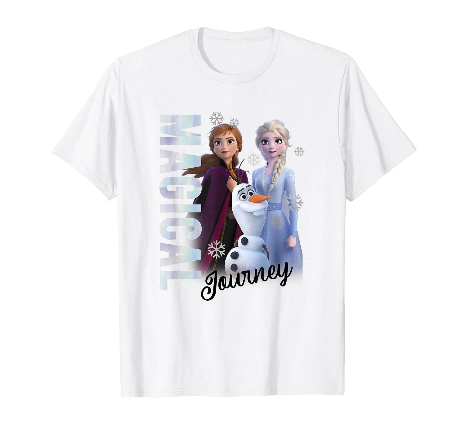 

Дисней Холодное Сердце 2 Анна, Олаф и Эльза Волшебное Путешествие Сундук Постер Футболка_ 2XL