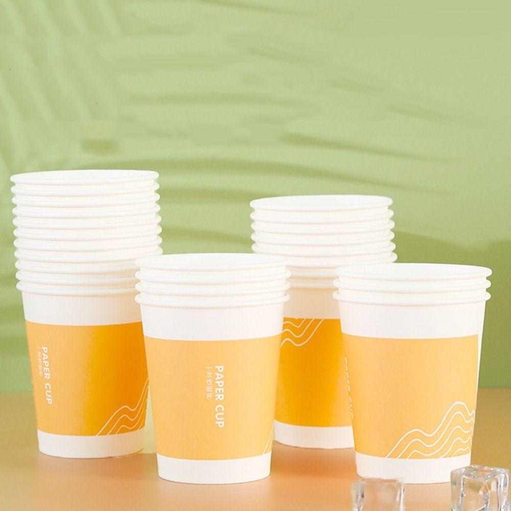 Food Grade Disposable Paper Cups Thickened Water Cup Multifunctional Tea Coffee Cup  Coffee