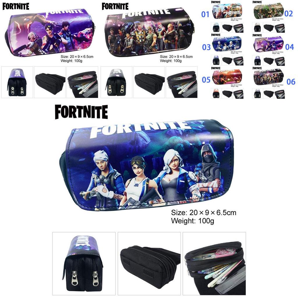 Pencil Bag Zipper Pen Case Cosmetic Pouch School Stationery Bag Storage