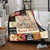 Social Worker Theme Home Customize Your Name Blankets Comfortable Soft Lightweight Multipurpose Blanket For Picnics Sofas Offices Beds Living Rooms
