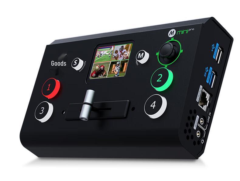 Jia Shi Ying Mini Pro HDMI Switcher: 4-way Director Live Broadcast Machine with Touch Screen & Picture-in-Picture