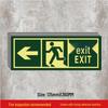 WEZHO Luminous Safety Exit Floor Decal