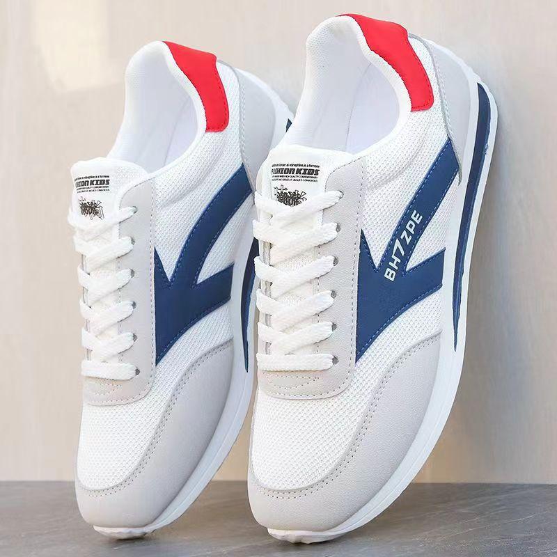 Men's Shoes New Summer Sports Shoes Mesh Casual Board Shoes Male Student Running Shoes