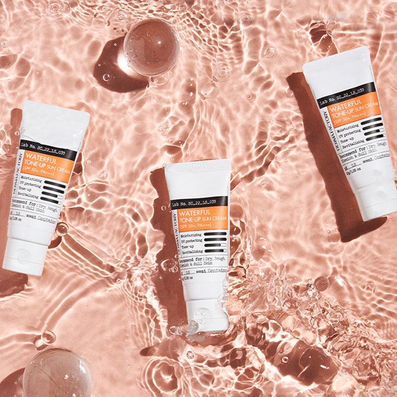 DERMA FACTORY Waterful Tone-Up Sun Cream SPF 50+ PA+++ 30g