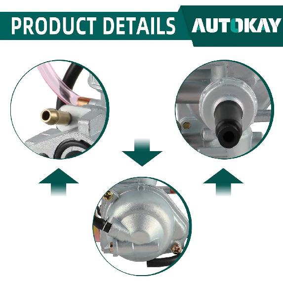 AUTOKAY Carburetor For Honda Crf50 Xr50 Z50 Crf Xr 50 Z50RStock Size