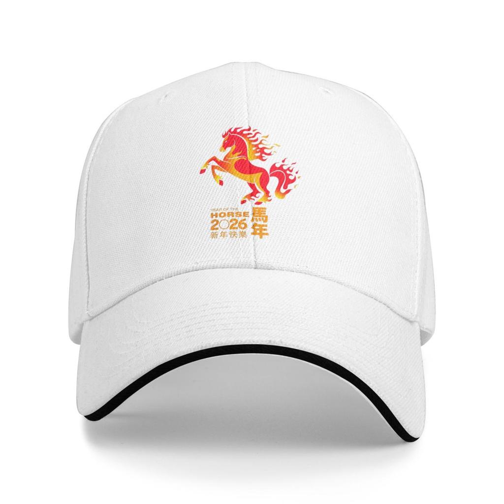 Baseball Caps 2026 Fire Horse Chinese New Year Horse Trending Graphic Female Male Casual Spring Caps